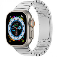 Apple Watch Ultra 3 49mm Titanium Case with Silver Link Bracelet