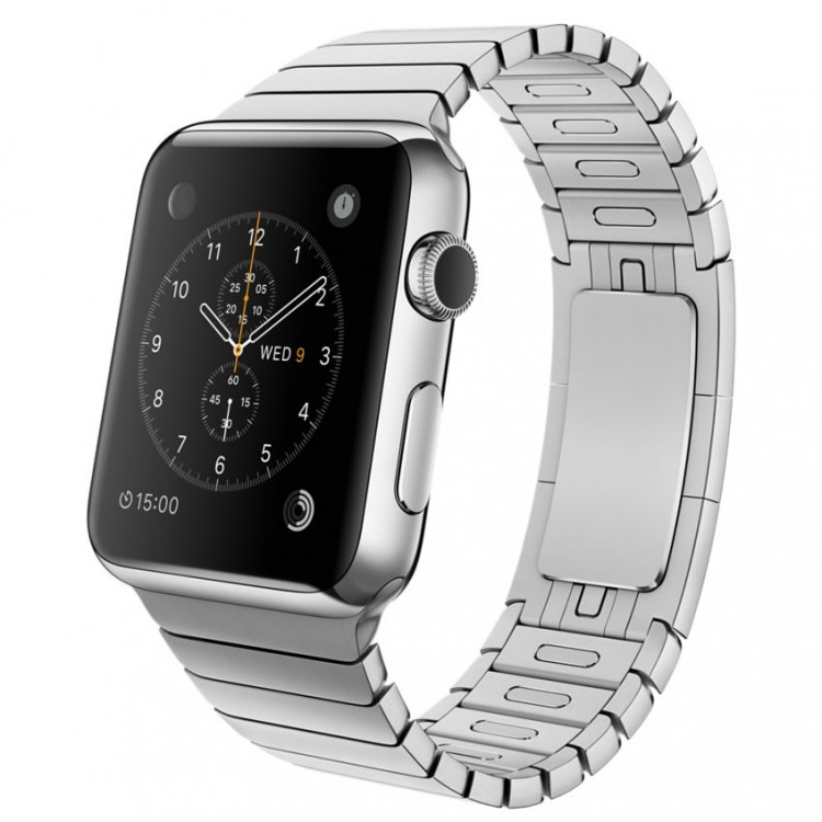 Apple Watch 42mm with Link Bracelet / Блочный браслет из нержавеющей стали MJ472