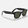 Ray-Ban Stories Wayfarer (Черная оправа, зеленые линзы G-15)
