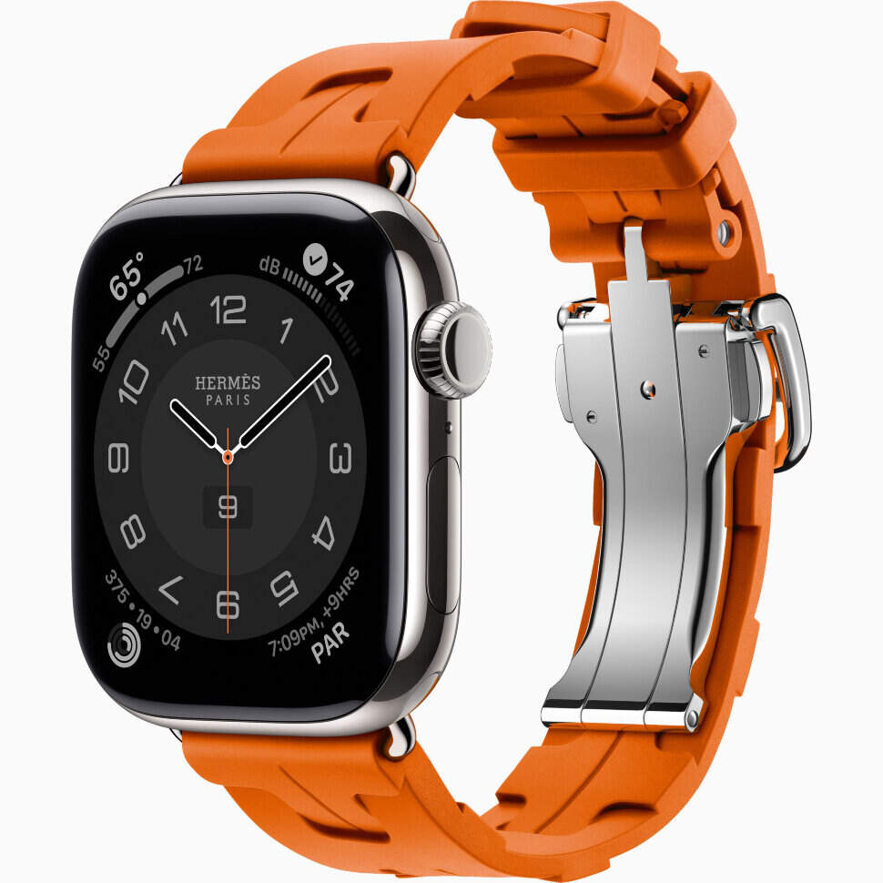 Купить Apple Watch 11 Hermes 42mm Kilim Orange в Москве цена
