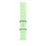 Ремешок для Apple Watch Ultra Watch Black Titanium Ocean Band - Neon Green (Зеленый/Неоновый)
