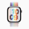 Apple Watch Series 11 46mm, Space Gray Aluminum Case with Sport Loop - Pride Edition
