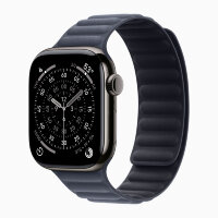 Apple Watch Series 11 42mm, Slate Titanium Case with Magnetic Link - Navy