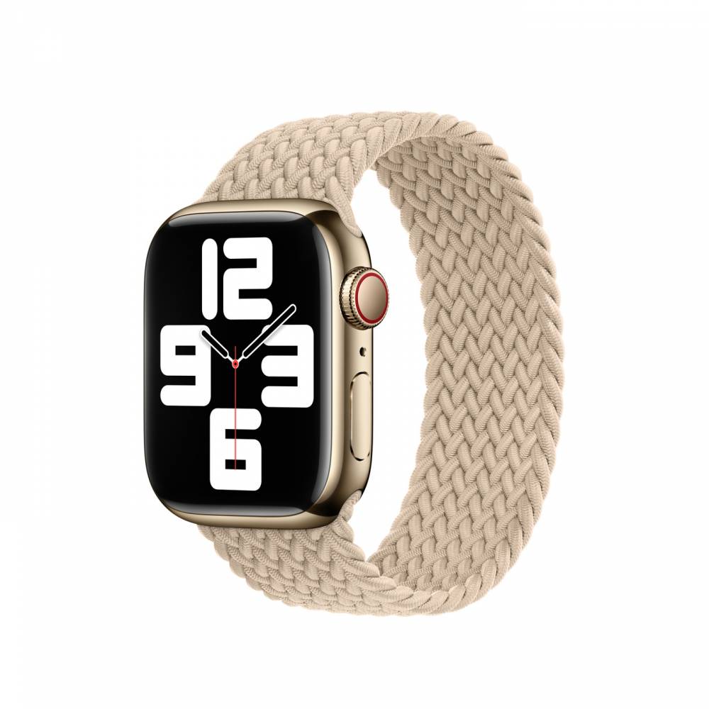 Braided Solo Loop 45mm Apple Watch Beige