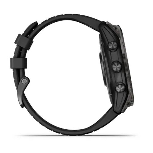 Умные часы Garmin Fenix 7X Pro 51mm Solar Edition (No Wi-Fi) Slate Gray Black Band