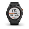 Умные часы Garmin Fenix 7X Pro 51mm Solar Edition (No Wi-Fi) Slate Gray Black Band