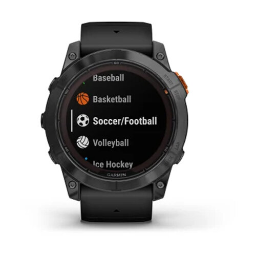 Умные часы Garmin Fenix 7X Pro 51mm Solar Edition (No Wi-Fi) Slate Gray Black Band