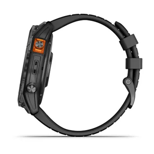 Умные часы Garmin Fenix 7X Pro 51mm Solar Edition (No Wi-Fi) Slate Gray Black Band