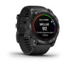Умные часы Garmin Fenix 7X Pro 51mm Solar Edition (No Wi-Fi) Slate Gray Black Band