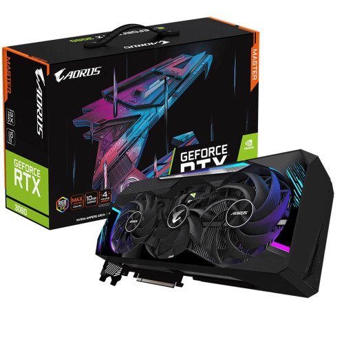 Видеокарта NVIDIA Gigabyte AORUS GeForce RTX 3080 MASTER 10G