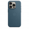 Чехол FineWoven для iPhone 15 Pro Max с MagSafe - Тихоокеанский Синий (Pacific Blue)