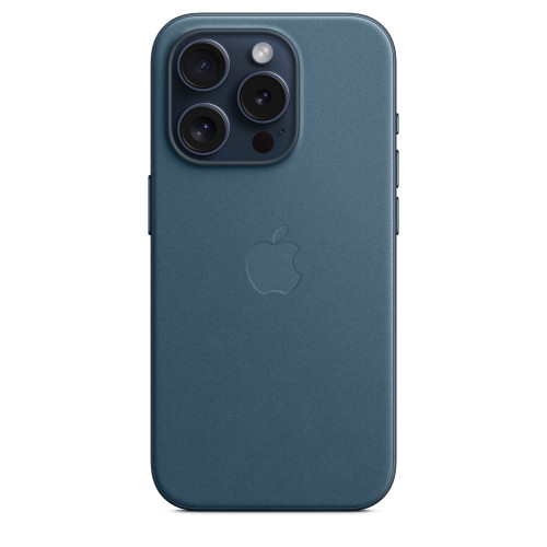Чехол FineWoven для iPhone 15 Pro Max с MagSafe - Тихоокеанский Синий (Pacific Blue)