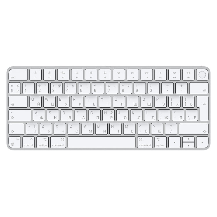 Клавиатура Magic Keyboard с Touch ID для Mac - Русский заводская (Белая)
