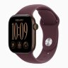 Apple Watch Series 12 42mm, Dark Bronze Aluminum Case with Sport Band - Burgundy