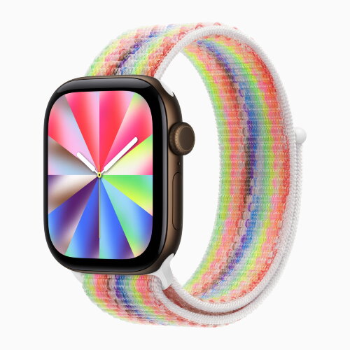 Apple Watch Series 12 42mm, Dark Bronze Aluminum Case with Sport Loop - Pride Edition