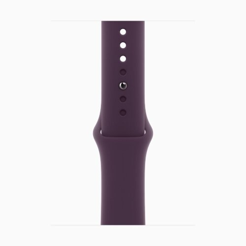 Apple Watch Series 10 42mm, Slate Titanium Case with Sport Band - Plum