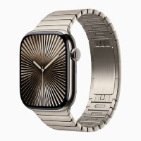 Apple Watch Series 10 46mm Natural Titanium Case with Natural Link Bracelet