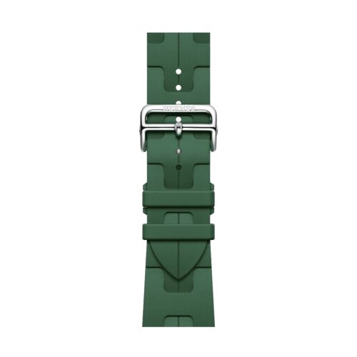 Apple Watch Ultra 2 49mm Titanium, спортивный ремешок Hermes Kilim зеленый