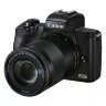 Canon EOS M50 Mark II Mirrorless Camera, Black + EF-M 15-45mm IS STM + EF-M 55-200mm IS STM Lens