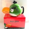 Кружка Angry Birds 3D зеленая