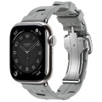Apple Watch Hermes Series 11 42mm, спортивный ремешок Kilim серый