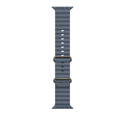 Ремешок для Apple Watch Ultra Watch Black Titanium Ocean Band - Anchor Blue (Синий)