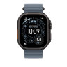 Ремешок для Apple Watch Ultra Watch Black Titanium Ocean Band - Anchor Blue (Синий)