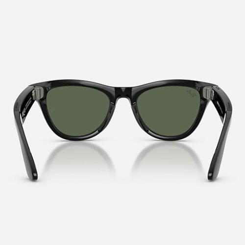 Ray-Ban Meta Gen 2 Skyler (глянцевая черная оправа, линзы зеленые G-15)