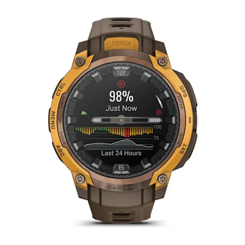 Умные часы Garmin Instinct Crossover 45mm, AMOLED, Bronze/Sunburst