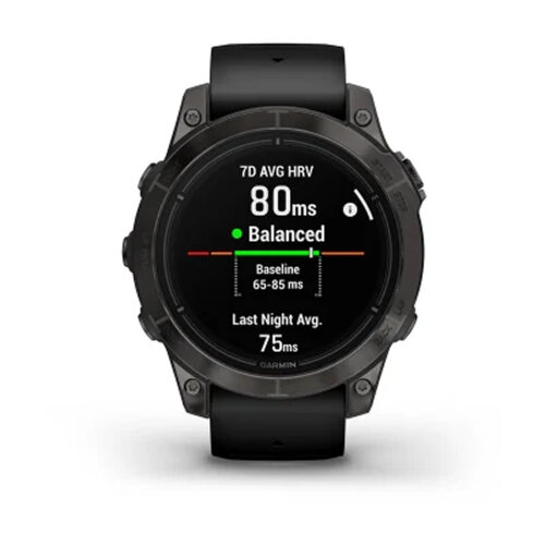 Умные часы Garmin Epix Pro (Gen 2) 47mm Sapphire Edition Carbon Gray DLC Titanium Black Band