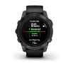 Умные часы Garmin Epix Pro (Gen 2) 47mm Sapphire Edition Carbon Gray DLC Titanium Black Band