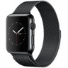 Apple Watch 42mm with Milanese Loop / Миланский сетчатый браслет Черный MMG22