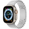 Apple Watch Ultra 49mm Titanium Case with Silver Link Bracelet
