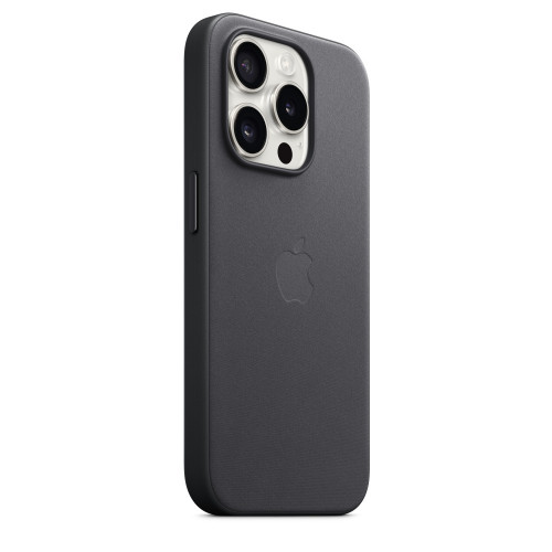 Чехол FineWoven для iPhone 15 Pro Max с MagSafe - Черный (Black)