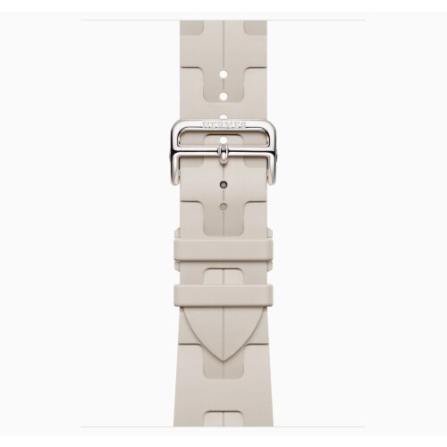 Apple Watch Hermes Series 12 46mm, спортивный ремешок Kilim светлый Béton