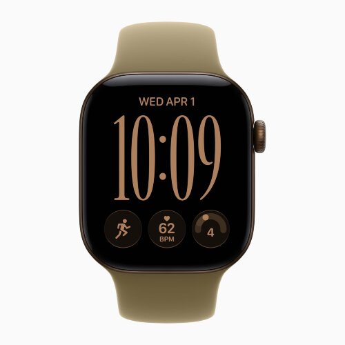 Apple Watch Series 12 42mm, Dark Bronze Aluminum Case with Sport Band - Olive