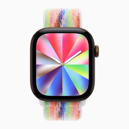 Apple Watch Series 12 46mm, Dark Bronze Aluminum Case with Sport Loop - Pride Edition