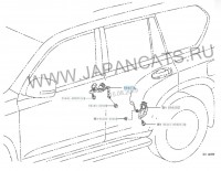 Датчик пневмоподвески правый Land Cruiser Prado 150, Lexus GX 400, 460  (8940760040)