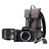 Canon EOS M50 Mark II Mirrorless Camera, Black + EF-M 15-45mm IS STM Lens + Backpack + SD Card + Spare Battery