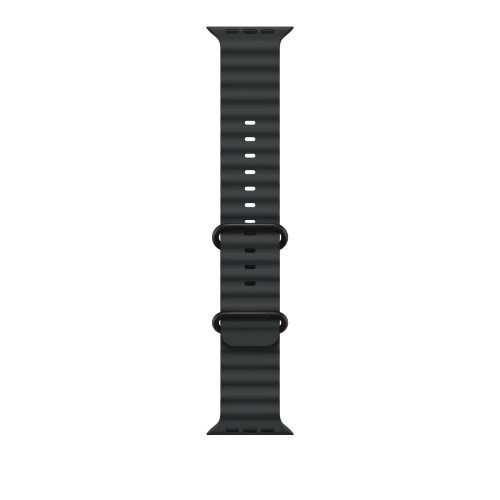 Ремешок для Apple Watch Ultra Watch Black Titanium Ocean Band - Black (Черный)