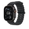 Ремешок для Apple Watch Ultra Watch Black Titanium Ocean Band - Black (Черный)
