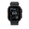 Ремешок для Apple Watch Ultra Watch Black Titanium Ocean Band - Black (Черный)