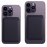 Кожаный кошелек для iPhone с MagSafe - Темно-вишневый
