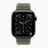 Apple Watch Series 11 46mm, Slate Titanium Case with Magnetic Link - Sage Gray