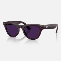 Ray-Ban Meta Gen 2 Skyler Transitions (прозрачные линзы с автозатемнением в фиолетовые, глянцевая коричневая оправа)