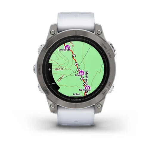 Умные часы Garmin Epix Pro (Gen 2) 47mm Sapphire Edition Titanium Whitestone Band