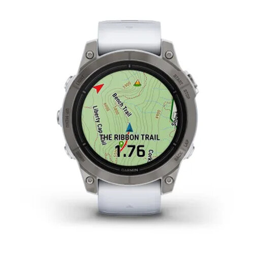 Умные часы Garmin Epix Pro (Gen 2) 47mm Sapphire Edition Titanium Whitestone Band