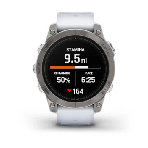 Умные часы Garmin Epix Pro (Gen 2) 47mm Sapphire Edition Titanium Whitestone Band