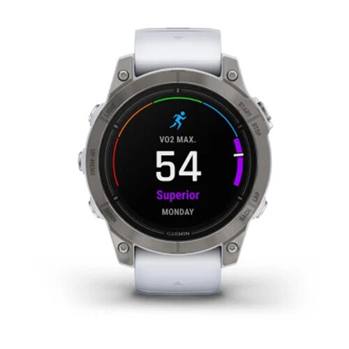 Умные часы Garmin Epix Pro (Gen 2) 47mm Sapphire Edition Titanium Whitestone Band