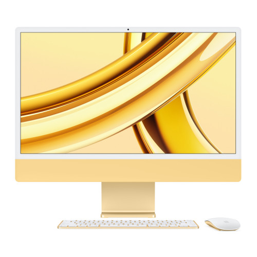 Apple iMac 24 inch (2023, M3, 8GB, 256GB SSD, 10-core GPU) Yellow